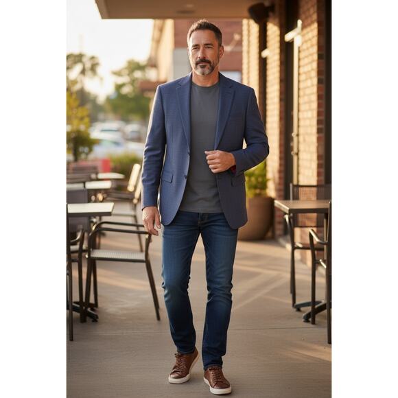 Daniel Hechter Paris Men's 100% Wool Sport Coat Size 48R Nordstrom - Picture 1 of 8